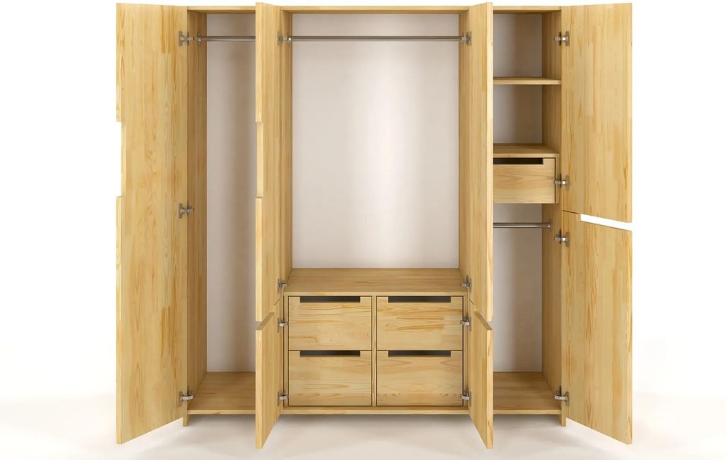 Dulap lemn masiv TerraCraft, 170 × 60 × 180 cm