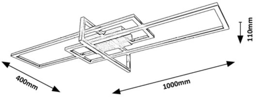 Rabalux 6867 - Plafonieră LED dimabilă THABITA LED/35W/230V