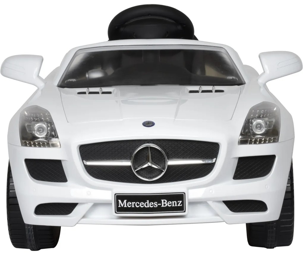 Buddy Toys BEC 7110 Mașinuță electrică MercedesBenz SLS, albă