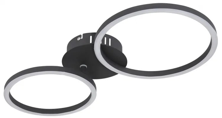 Plafoniera LED moderna design circular KENDY 24W negru