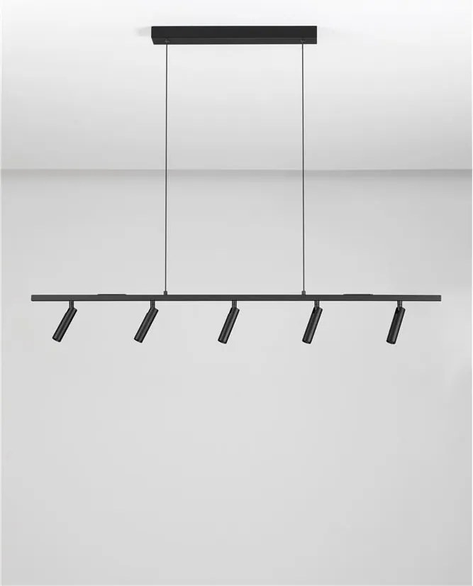 Lustra suspendata cu 5 spoturi LED TONDO