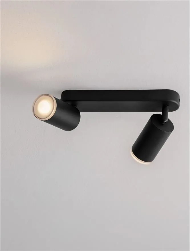 Plafoniera cu 2 Spoturi directionabile protectie IP44, MAO, NVL-9011416