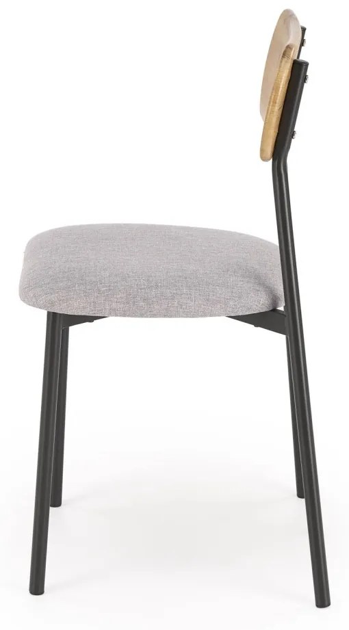Set masa + 2 scaune Nando natur/negru