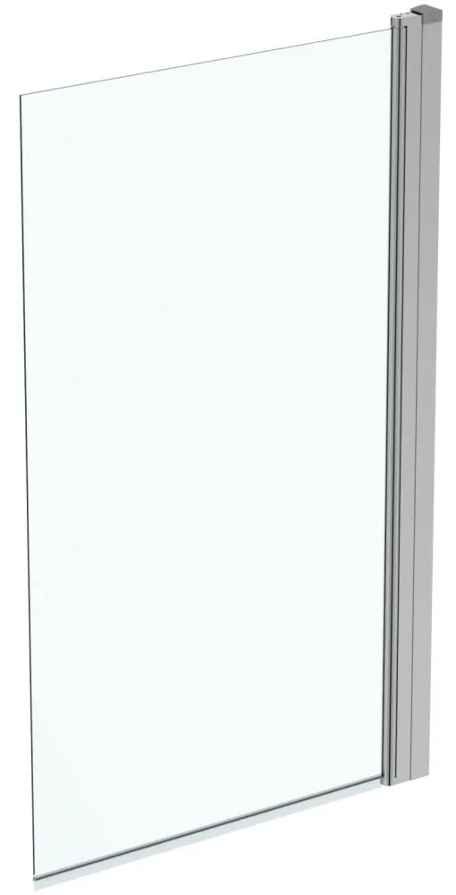 Paravan cada, 80x140 cm, silver bright   sticla transparenta