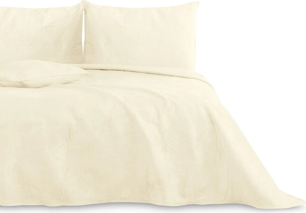 Cuvertură de pat reversibilă Restilo Palsha, bej, 220 x 240 cm