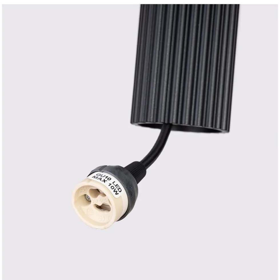 Lustră neagră din metal Gleam – Sollux