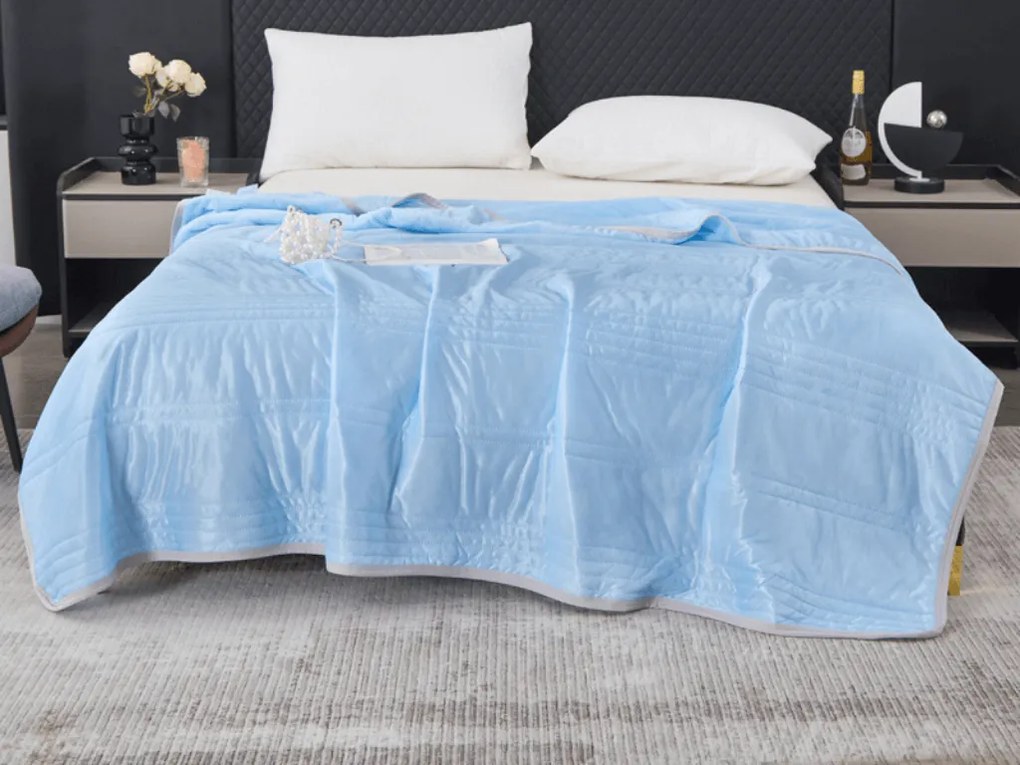 Pilota de vara racoritoare CELIA, albastru Dimensiune: 200 x 220 cm