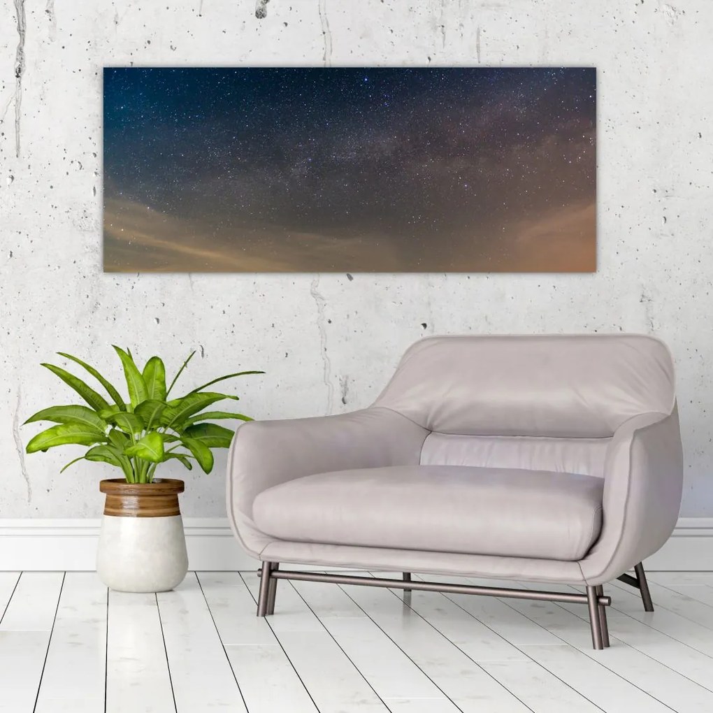 Tablou cu cerul nocturn (120x50 cm)