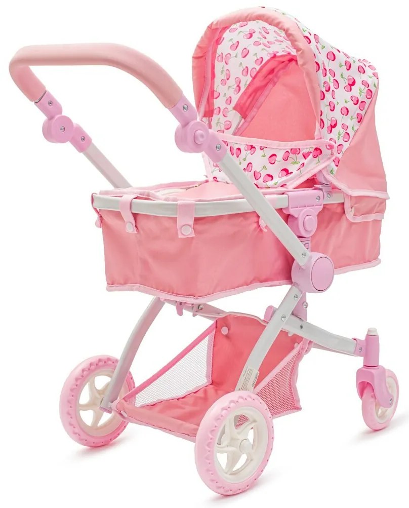 Cărucior pentru păpuși Baby Mix 2in1 Sophie roz,63,5 x 37 x 63,5 cm