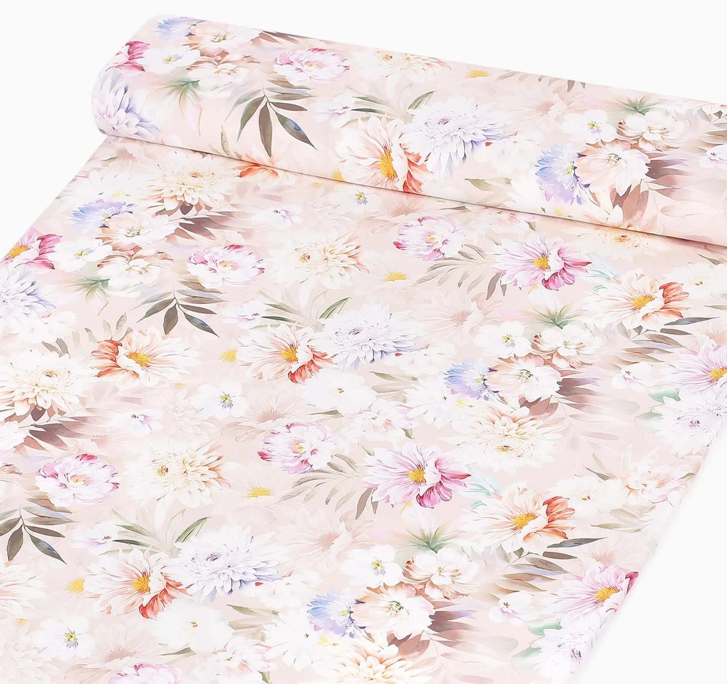 Goldea țesătură 100% bumbac deluxe - flori sălbatice 240 cm