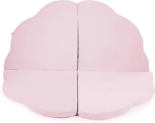 Salteluță pentru copii MeowBaby Cloud, 160 x 160 cm, roz deschis