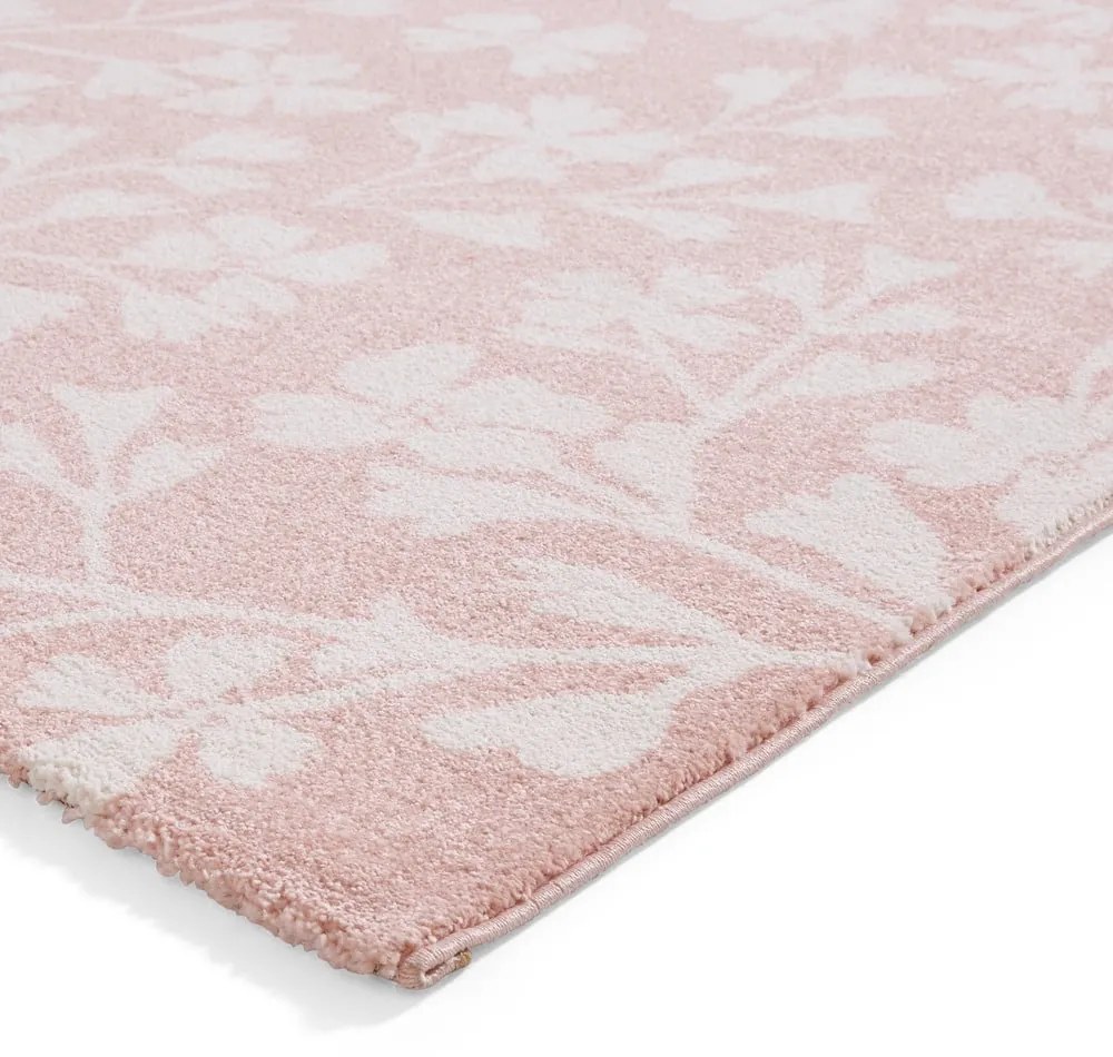 Covor roz deschis 120x170 cm Grace Floral – Catherine Lansfield