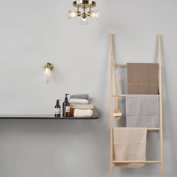 Där Lighting CED7675 -Spot pentru baie CEDRIC 3xG9/25W/230V IP44 alamă