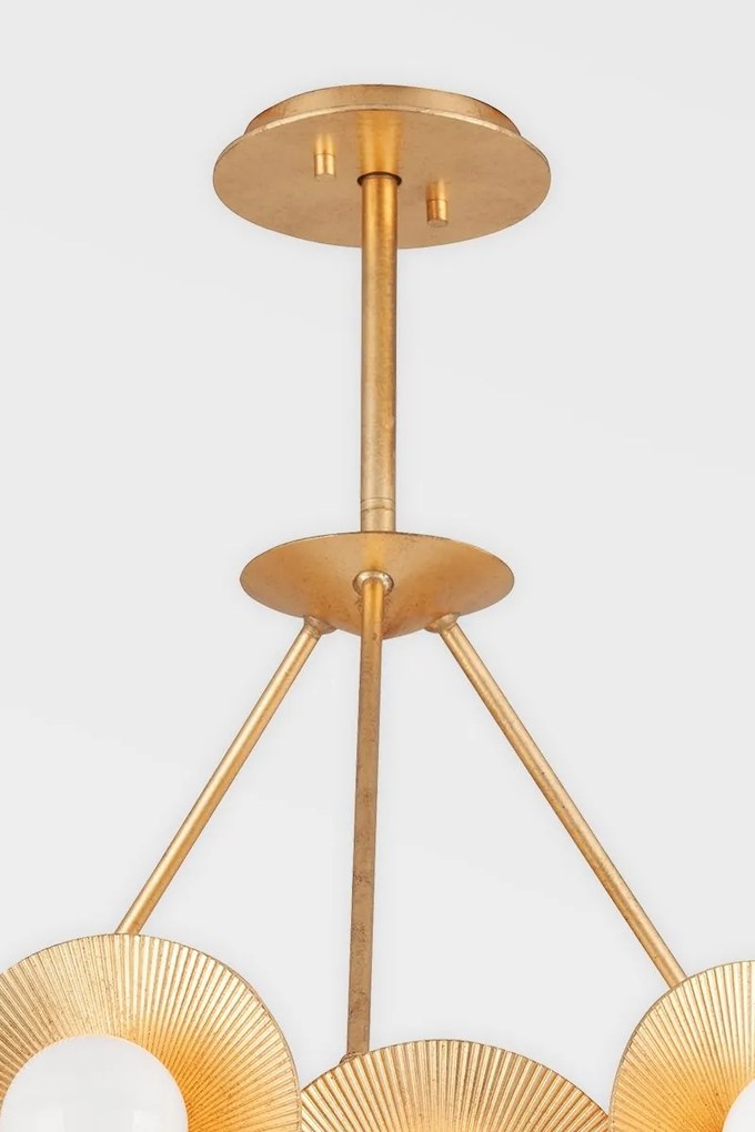 Candelabru LUX realizat manual, design modern EMERALD, cu 16 surse de lumina