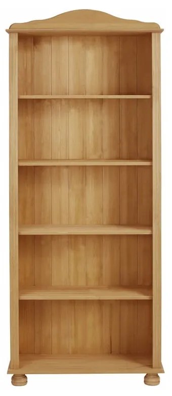 Bibliotecă în culoare naturală din lemn de pin 70x181 cm Ella – Støraa