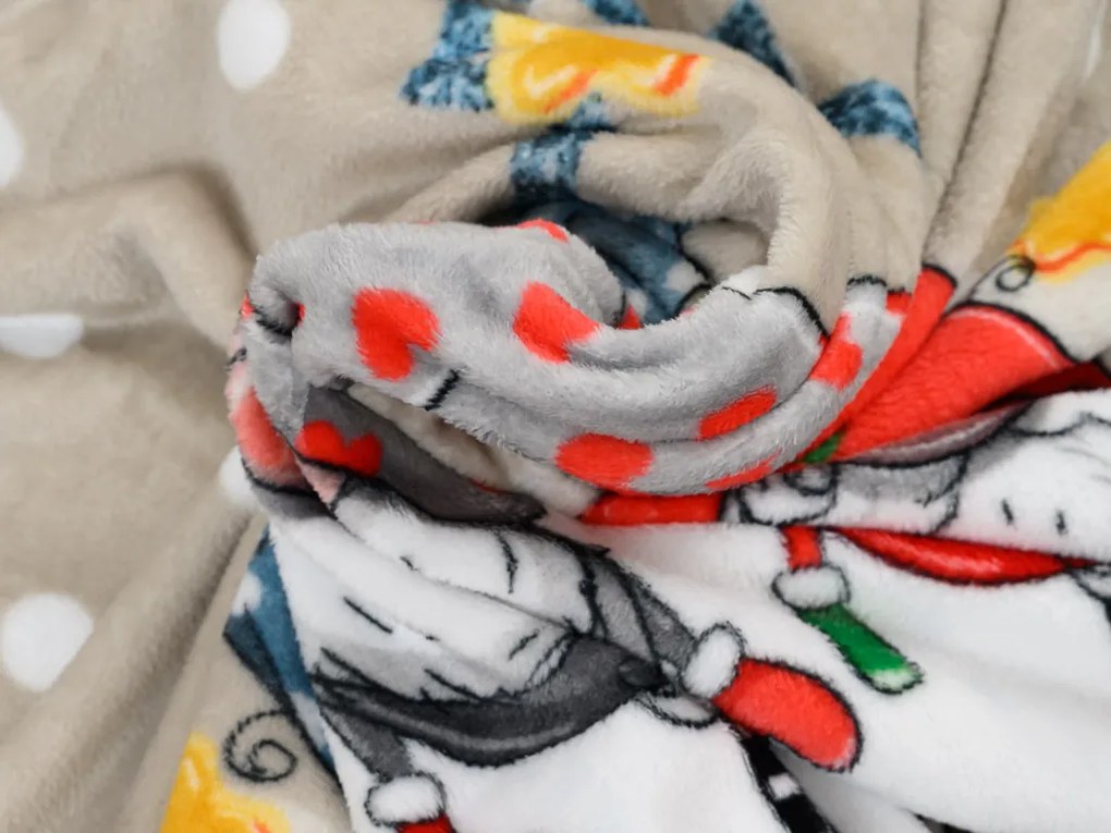 Lenjerie cocolino GNOME bej Dimensiune lenjerie de pat: 70 x 90 cm | 140 x 200 cm