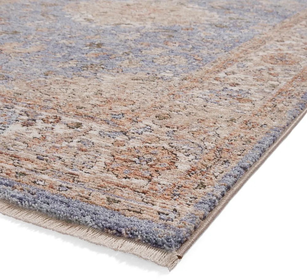 Covor albastru/bej 160x230 cm Vintage – Think Rugs