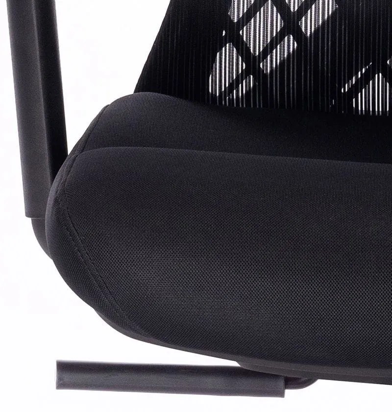 Scaun rotativ ergonomic de birou Ergomax, negru