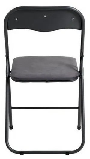 Scaun pliabil pentru living, bucatarie si camping HouseXL™ Brown Folding Chair 2800, Dimensiuni 43X45X78 cm, Design ergonomic, Picioare metalice,