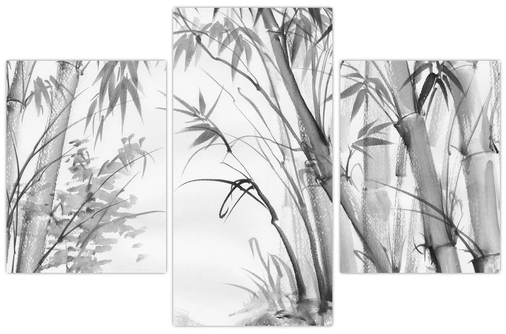 Tablou - Pădure de bambus (90x60 cm)