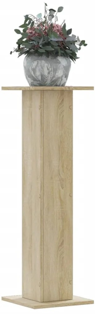 vidaXL Suporturi plante 2 buc. stejar sonoma 30x30x95cm lemn prelucrat