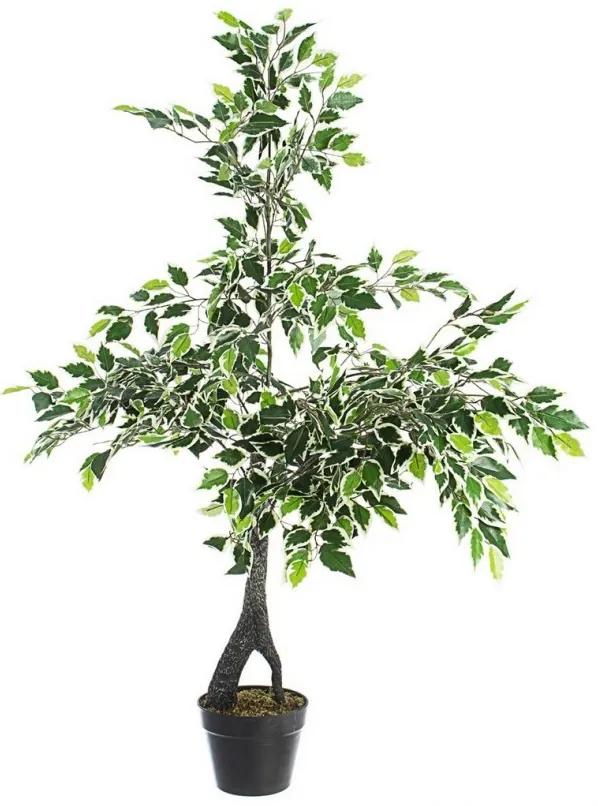 Planta artificiala decorativa cu ghiveci, 120 cm, Ficus-2 Bizzotto