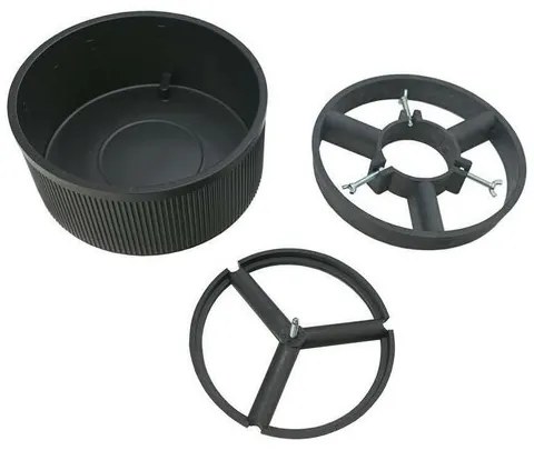 Suport pom de Crăciun 5 l, negru