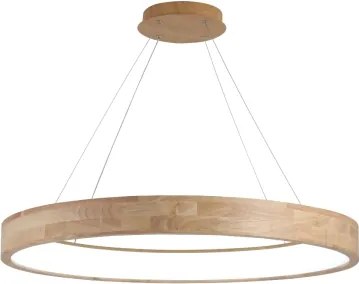 Brilagi - Lustră suspendată pe cablu FALCON WOOD LED/60W/230V 3000/4000/6000K 80 cm din lemn