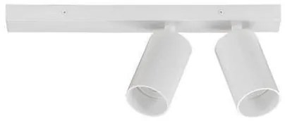 Plafoniera cu 2 spoturi GU10 ZELOS alb