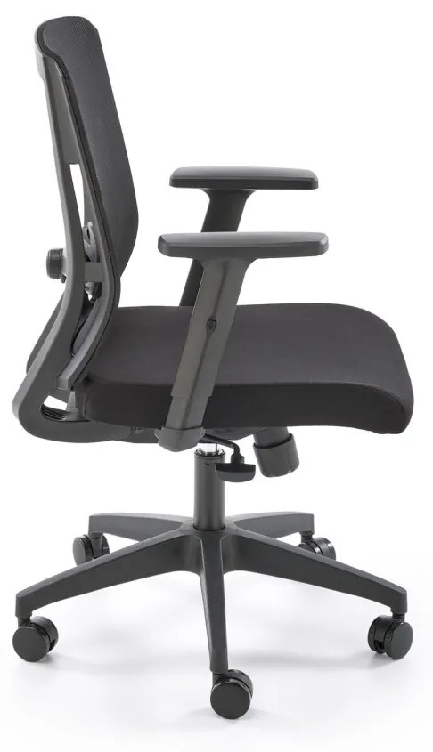 Scaun de birou Paredes negru H107 cm