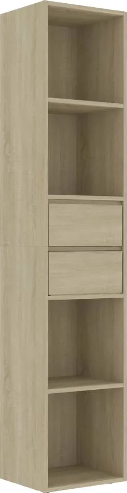 vidaXL Bibliotecă, stejar Sonoma, 36x30x171 cm, lemn prelucrat