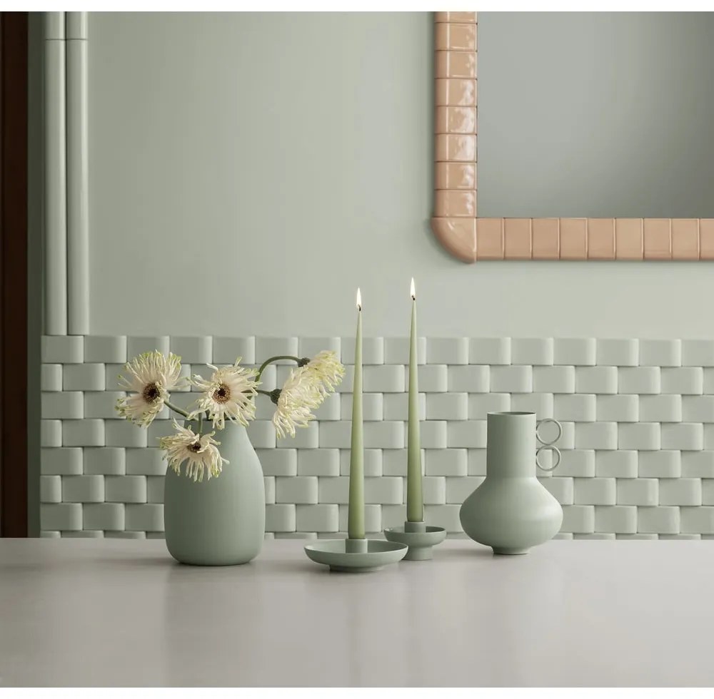 Vază verde salvie din metal (înălțime 20 cm) Loha – Blomus