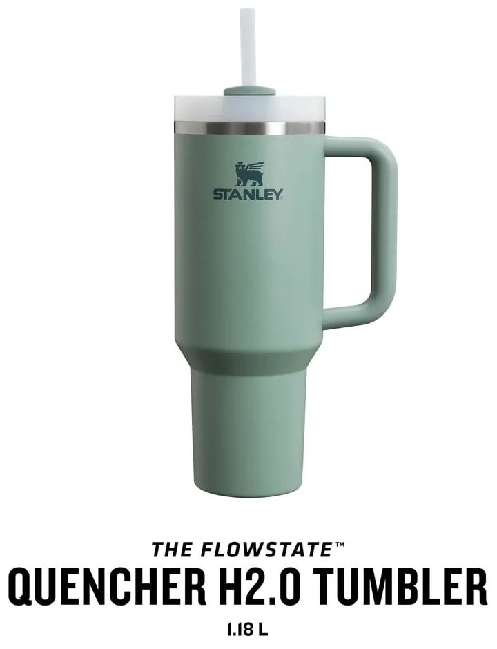 Termos verde 1,18 l Quencher H2.O FlowState – Stanley