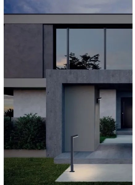 Aplică LED de exterior WOODY LED/10W/230V IP54 antracit Redo 90510