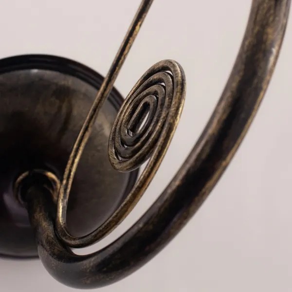 Lustră LED pe lanț Brilagi STEFANO 5xE14/40W/230V negru patină