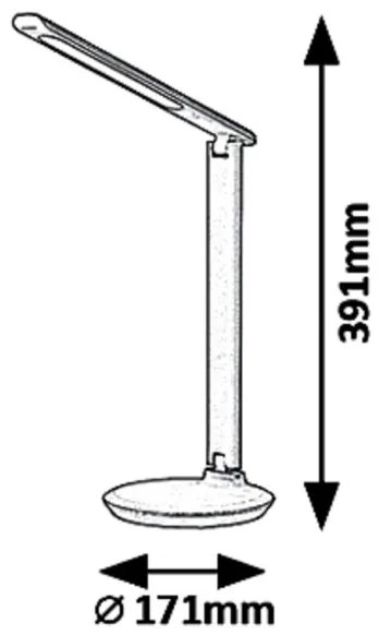 Rabalux 6980 - LED Lampă de masă dimmabilă OSIAS LED/9W/230V