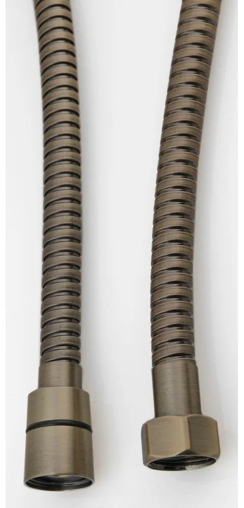 Furtun de duș în culoarea bronz din alamă Powerflex – Sapho