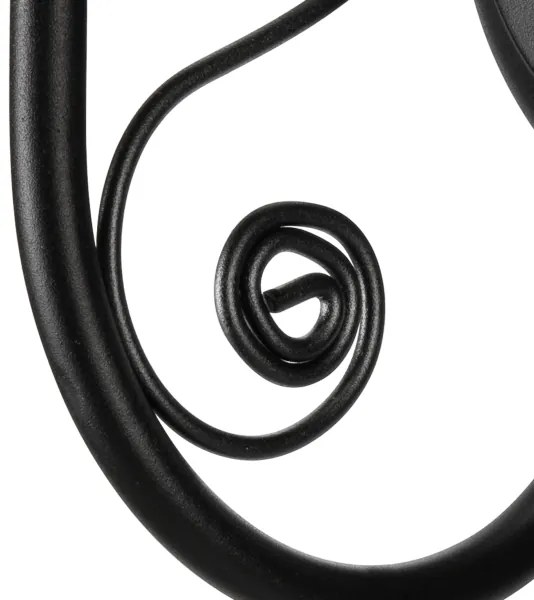 Lampă de perete DONATO 1xE14/40W/230V negru