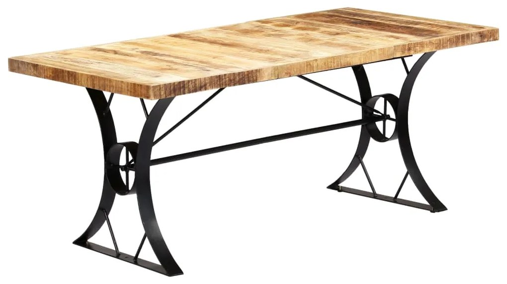 282766 vidaXL Masă de bucătărie, 180 x 90 x 76 cm, lemn masiv de mango
