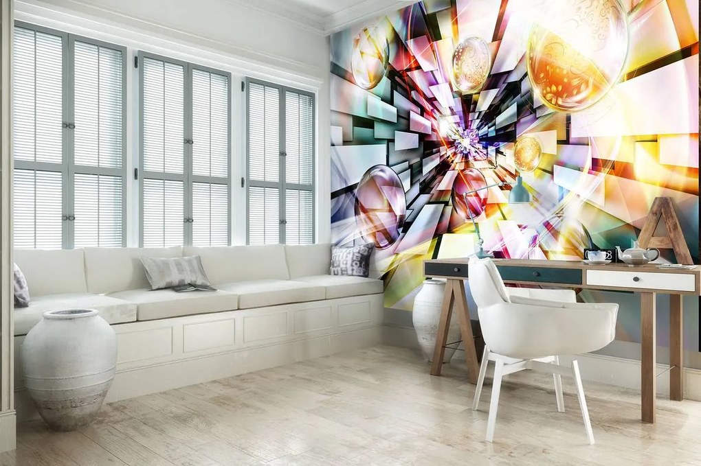 Fototapet - 3D abstracție (254x184 cm)