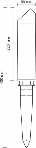Lampă LED de exterior LED/3W/230V 4000K IP65
