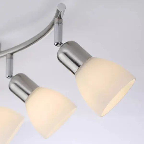 JUST LIGHT. 11953-55 - Spot KARO, 3x E14, 3x40W, 230V, crom mat