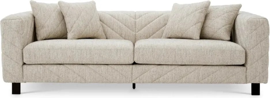 Canapea design LUX Avellino, Splendor light grey