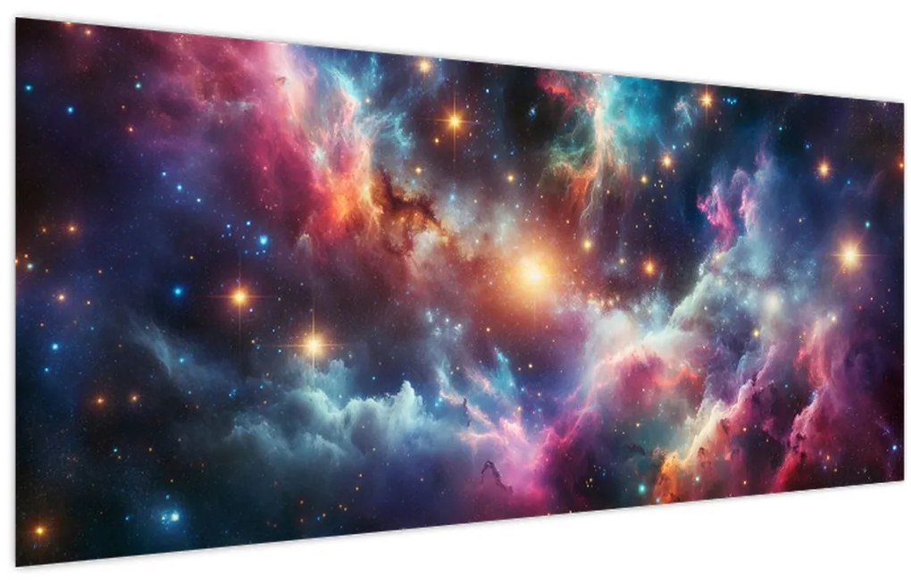 Tablou - Univers întunecat (120x50 cm)