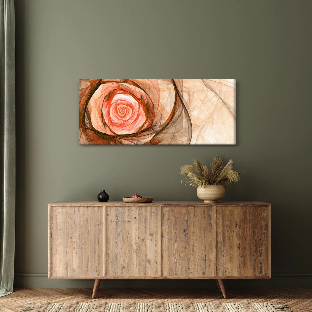 Tablou - Trandafir sufletului artistic (120x50 cm)