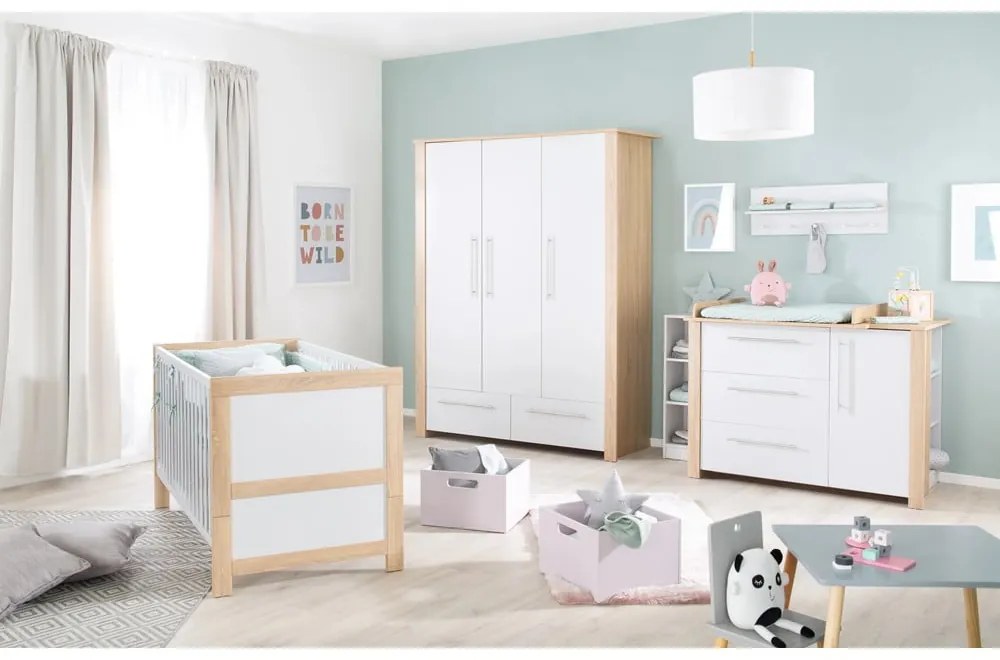 Cuier pentru copii gri deschis de perete Maren 2 – Roba