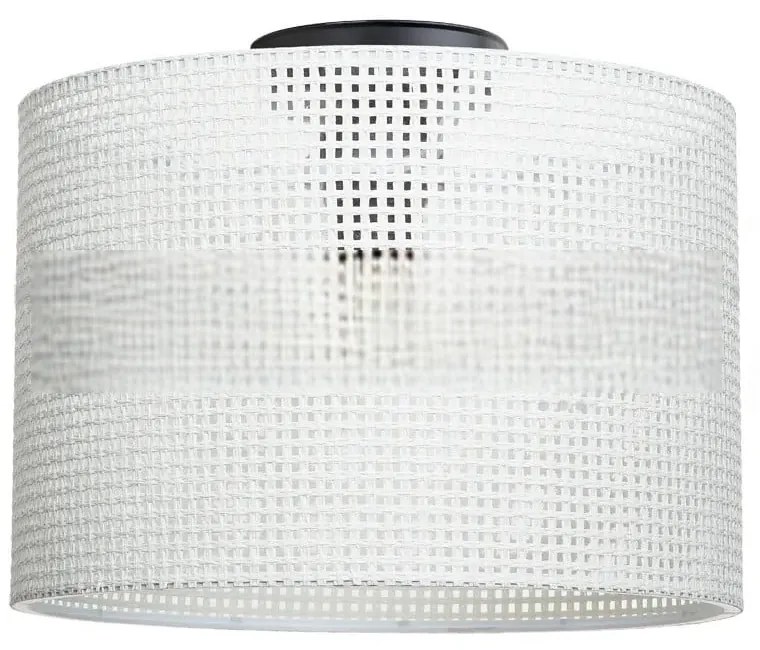 Plafonieră crem cu abajur textil ø 30 cm Goza – Squid Lighting