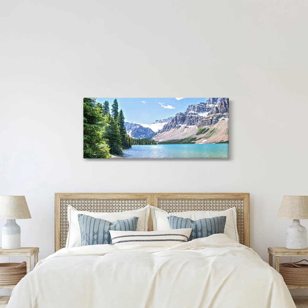 Tablou - Lac Alpin (120x50 cm)