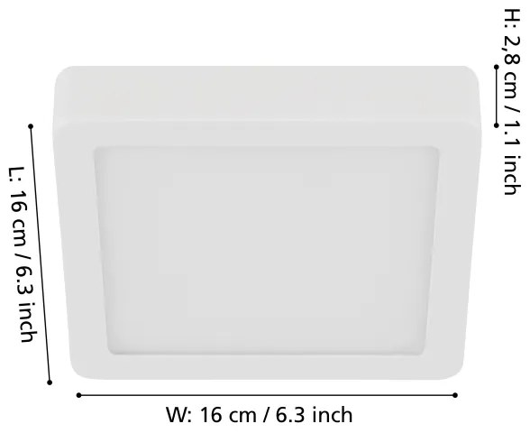 Eglo 900589 - Plafonieră LED dimabilă FUEVA LED/11W/230V, albă
