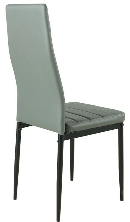 Set de masă Verna 4+1 gri-negru